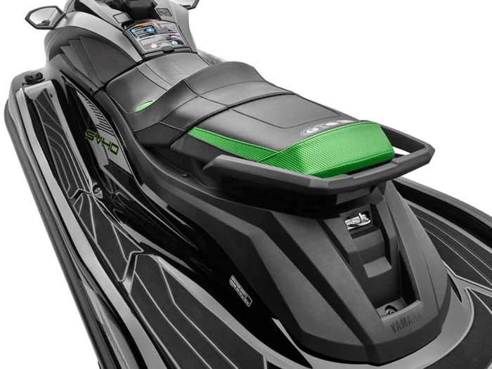 SBU 600 Denier Black PWC Jet Ski Cover For Yamaha WaveRunner GP1800R SVHO 2020-2022