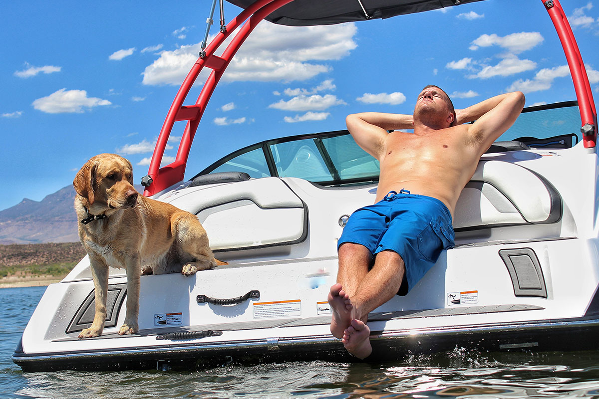 Boats offer much more space for your family and pets