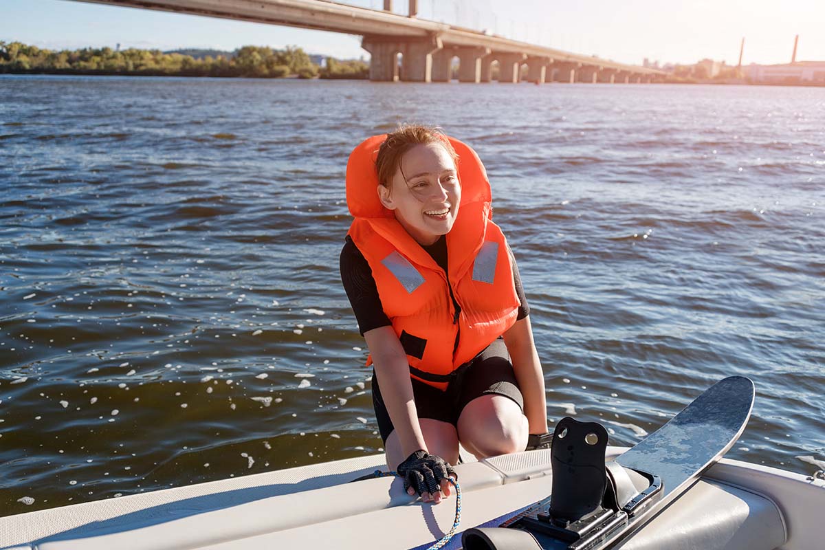There is much more space on an inboard boat for the watersport equipment