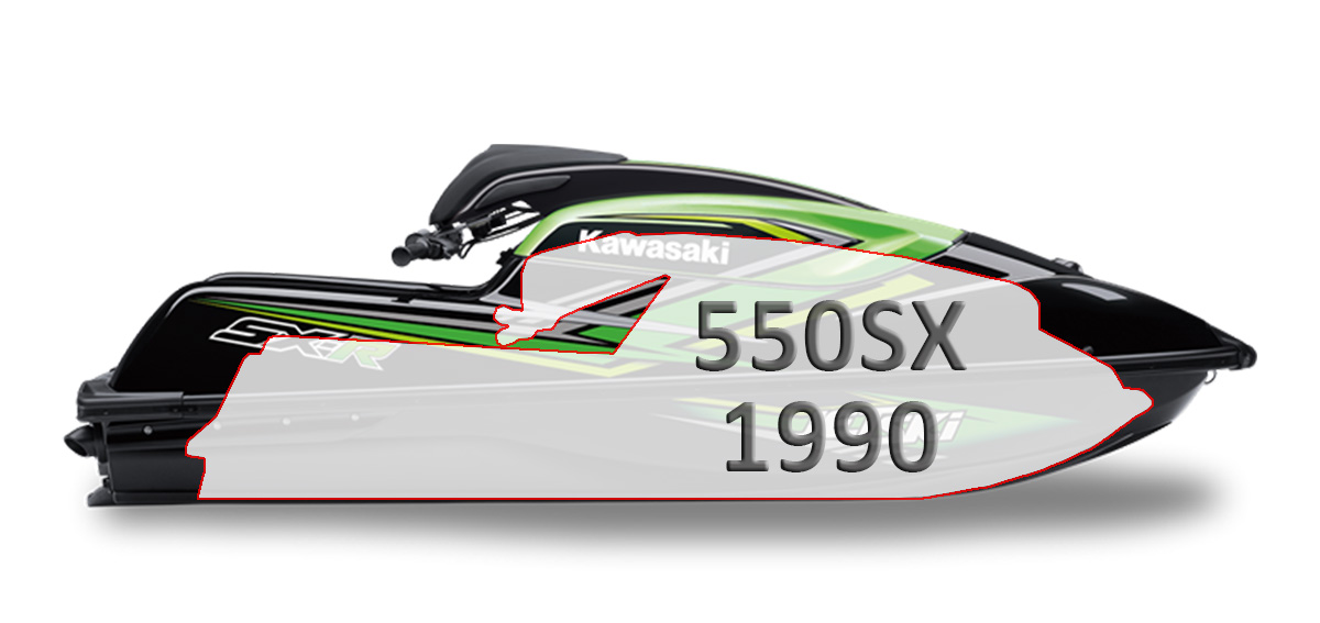550SX 1990 vs. 2019 SX-R Jet Ski Comparison