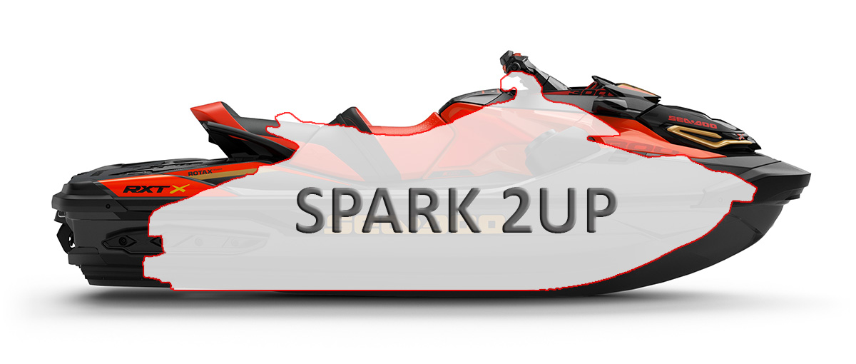Sea-Doo RXT-X vs. SPARK 2UP