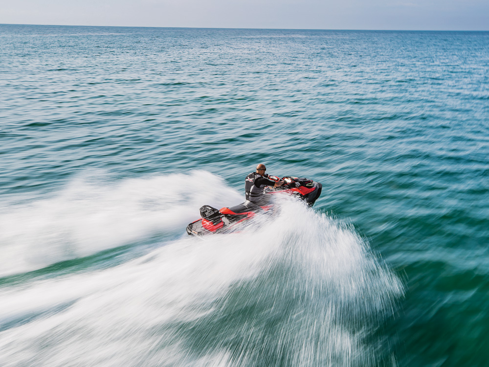 Performance watercrafts are not recommended for first-time buyers (Picture: Sea-Doo RXT-X 300)