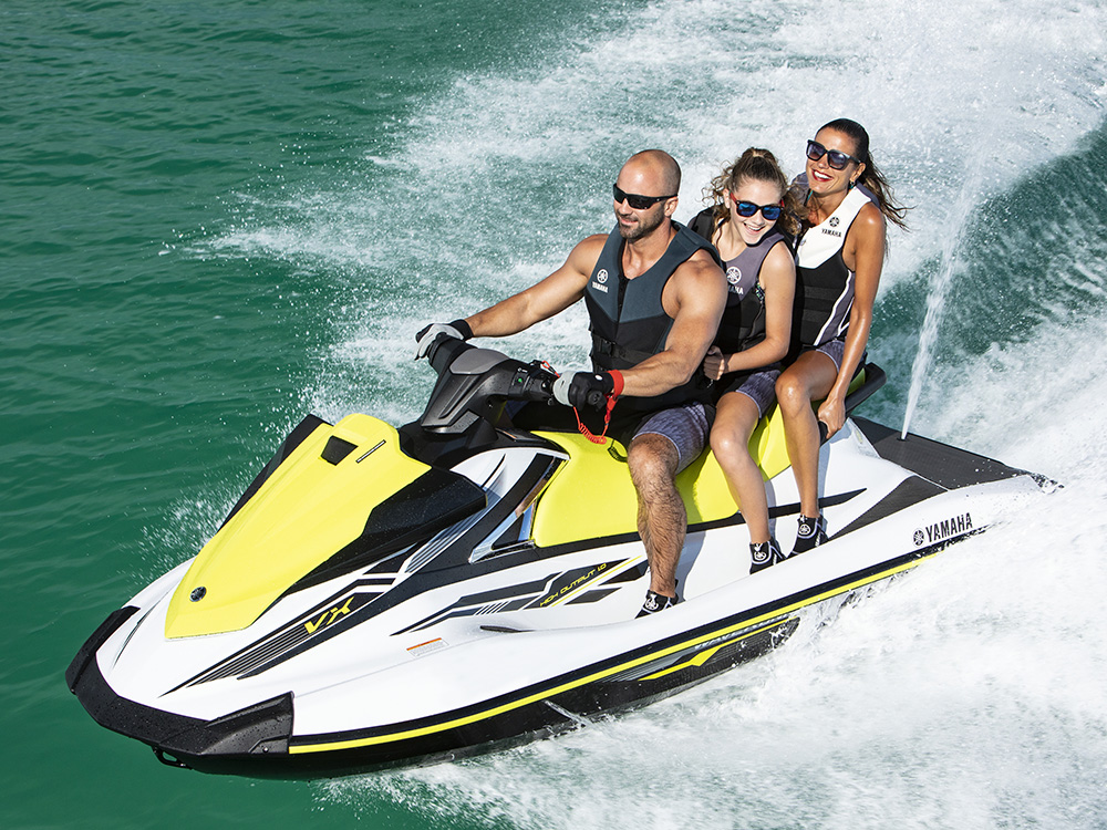 Yamaha VX WaveRunner is one of the top choices of watercraft rental services