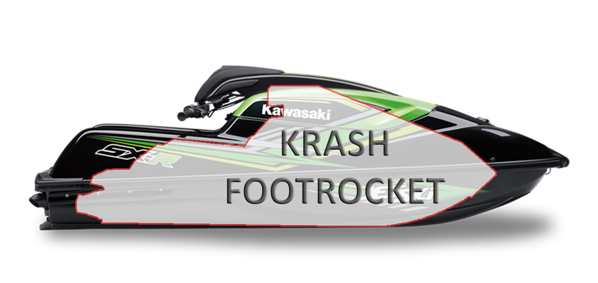 Krash Footrocket vs. Kawasaki SX-R Jet Ski comparison
