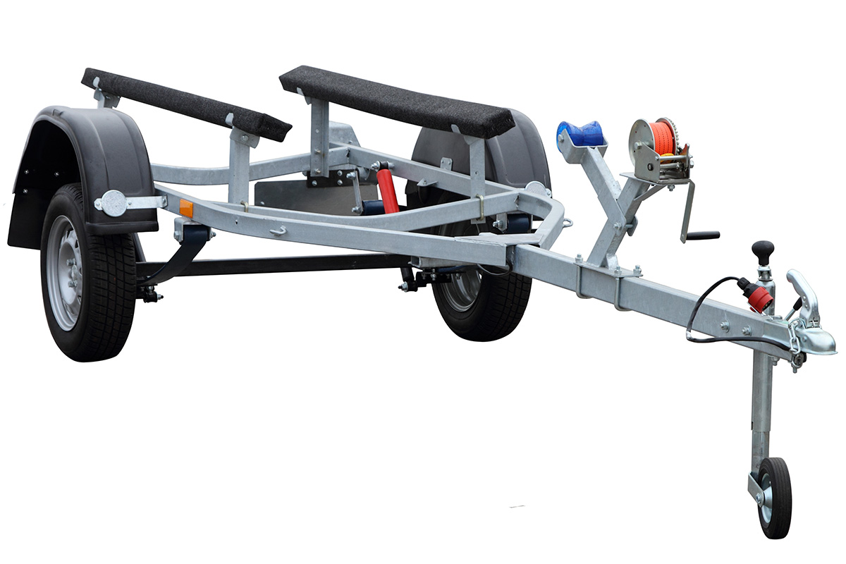 Single jet ski trailers can accommodate 1 craft