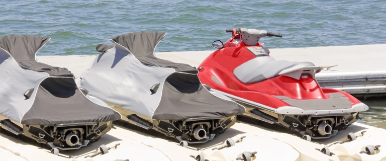 Jet ski storage accessories
