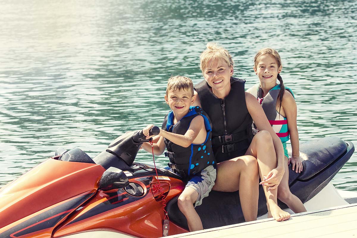 Riding a jet ski with passengers can be more dangerous - be careful!