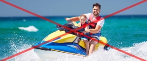how to ride a jet ski with a child
