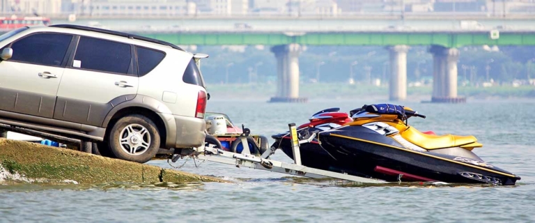 how to trailer a jet ski