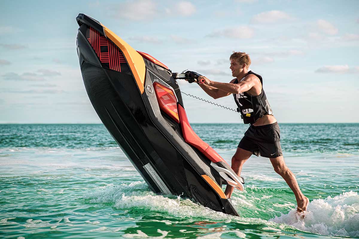 Sea-Doo Spark Trixx features Extended range VTS