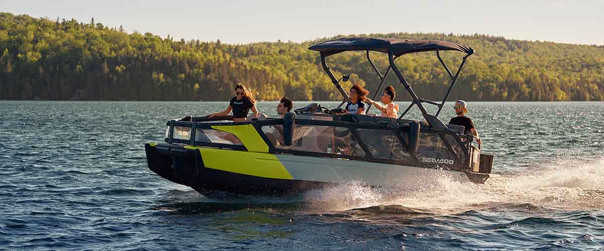 sea-doo pontoon boats