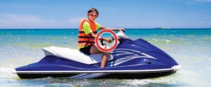Safety Lanyard on a Jet Ski